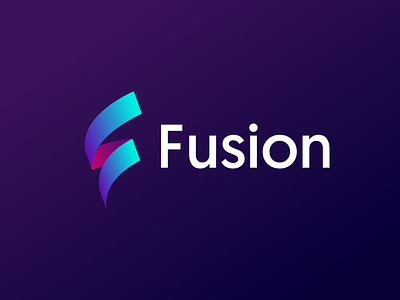 Fusion agency brand branding design fusion logo website