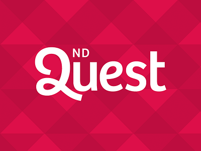 2nd Quest - Logo brand branding flat flat design lettering logo quest typography