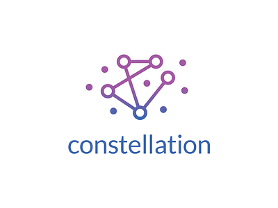 Constellation branding constellation logo royandco star universe