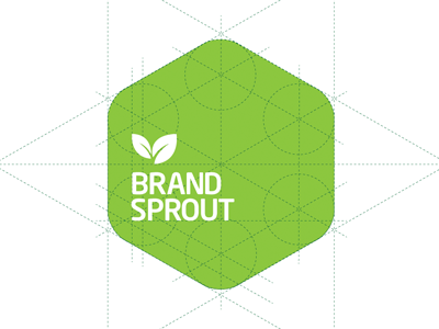 BrandSprout Logo brand branding eco green illustrator logo logo design process sprout