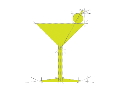 Cocktail Glass branding cocktail glass logo design wireframe work in progress