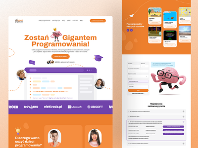 Coding Giants Landing Page landing page ui ux