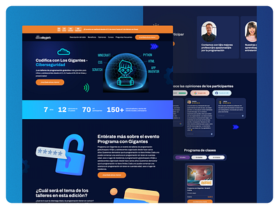 Cyber Security Landing Page branding ecommerce graphic design landing page ui ux