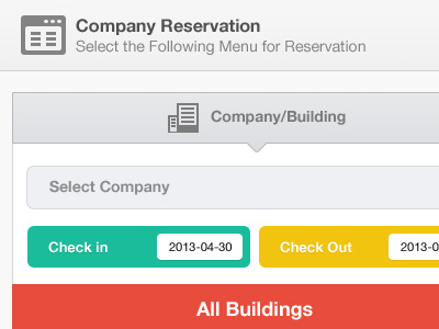 Company Reservation booking reservation