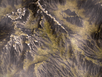 3D only in Photoshop 3d environment landscape mountains photoshop
