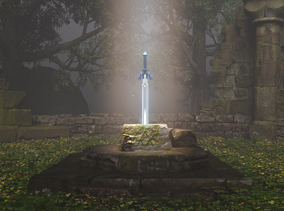 The past of the sword aftereffects clarisseifx environment game houdini moi3d nintendo photoshop quixel speedtree zelda
