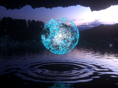 Particle Of Dawn aftereffects cinema4d multipasses octane xparticles