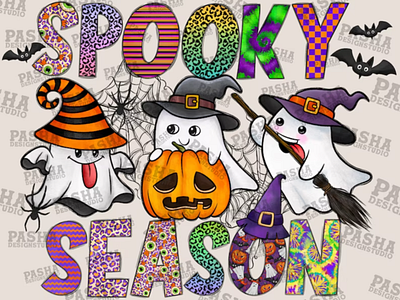 Spooky Season Png, Trick Or Treat Png, Happy Halloween 3d animation app branding design graphic design illustration logo motion graphics ui vector
