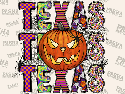 Halloween Texas Map Png, Texas Halloween Png File