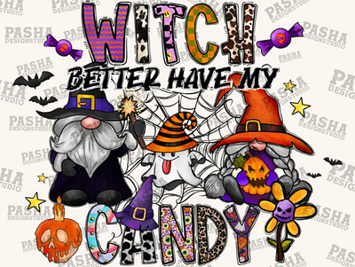 Witch Better Have My Candy Png, Witch Png 3d animation app branding design graphic design illustration logo ui vector