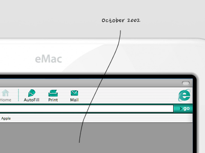 eMac 2002 emac redesign teehanlax