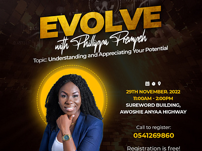 Evolve Flyer artist design flyer graphic design photoshop poster social media