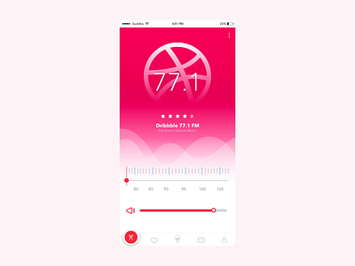 Share and like animation app design behance like animation madewithadobexd madewithxd radio station share animation twitter animation ui design ux ui xd