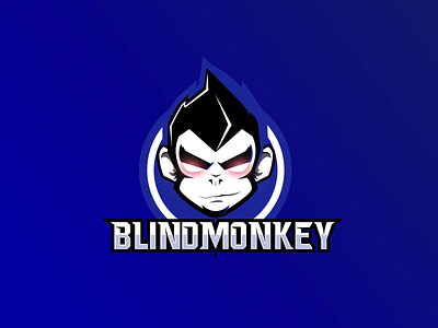 Logo | Blindmonkey aftereffects animation blindmonkey intro logo mark mascot motion motiondesign