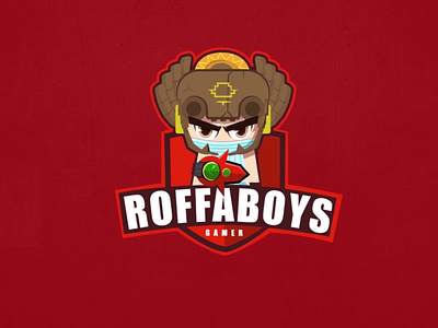 Logo | Roffaboys D after effects animation esport helm illustration logo logo intro maplestory mascot motion motion design motiondesign