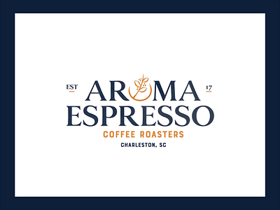 Aroma Espreso Logo intro aroma coffee logo coffee roasters espresso graphic design logo logo intro motion design