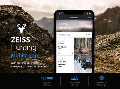ZEISS Hunting App marketing strategy uiux design