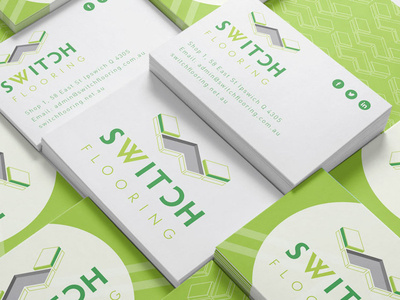 Switch Flooring Logo & Business Card