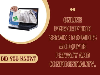 Online prescription service provides adequate privacy and confid design graphic design