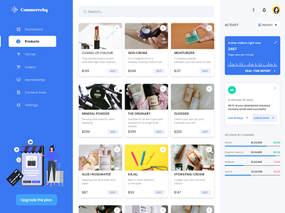 E-Commerce Website e commerce ui ux visual design