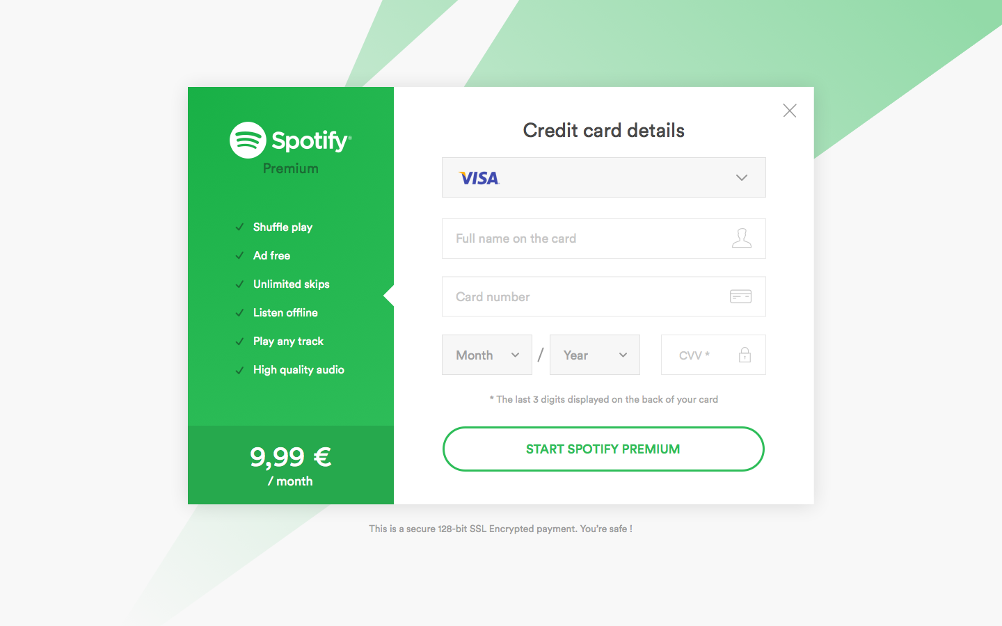 Гифт карта spotify