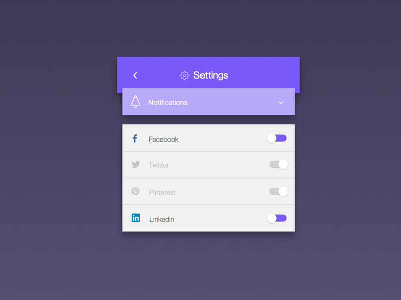 Daily Ui 015 On Off Switch by Julien Pianetti on Dribbble