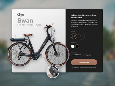 Product page bicycle e commerce interface layout product page ui web web design