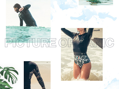 Picture Water 2019 clean design graphic design image gallery landing page layout outdoor surf ui ux web design website