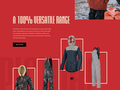 Picture Adventure Line 2020 clean collection design fashion graphic design landing landing page layout outdoor page ui web web design website