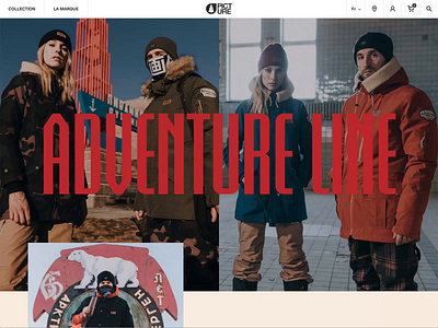 Picture Adventure 2020 clean collection design e commerce ecommerce fashion graphic design landing page layout line ui web web design website