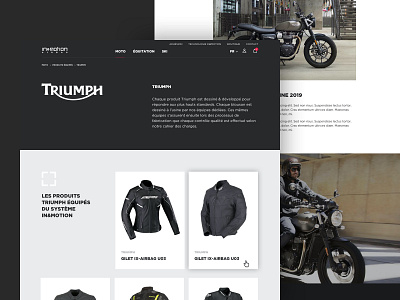 in motion - Partner Page airbag clean e commerce graphic design hightech layout technology ui ux web design website