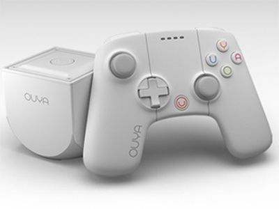 Ouya Homepage game ui video games web design white