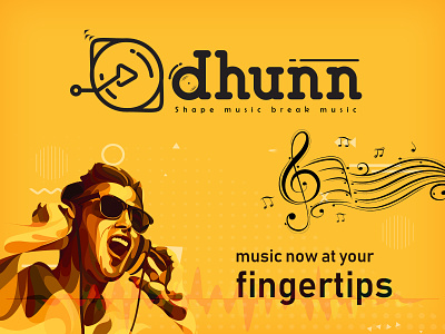 Dhunn Logo Design branding creative design logo logodesign music