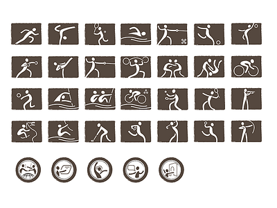 Nanjing 2014 Youth Olympic Games Pictogram icon olympics pictogram visual