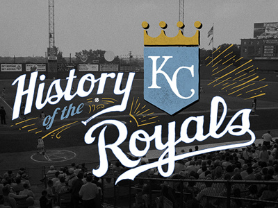 KC Royals Book Cover baseball bat book design hand drawn kansas city kc lettering royals typography