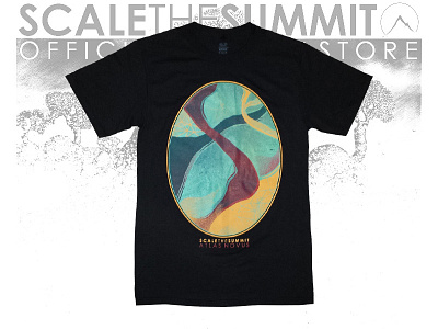 Atlas Novus abstract apparel atlas novus band clothing design illustration merch scale the summit t shirt tee texture