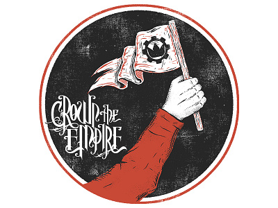 Crown The Empire apparel design illustration merch texture