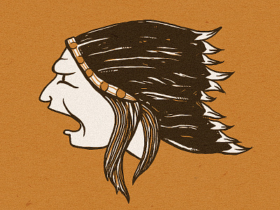 Scout design drawing feathers hand drawn illustration native native american scout texture