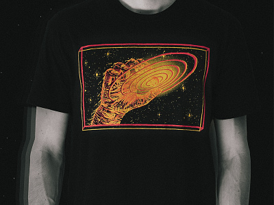 Cosmos Tee abstruse clothing cosmos design galaxy illustration retro shirt space stars t shirt