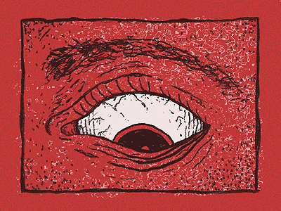 What'r you lookin' at? design drawing eye eyeball illustration sketch texture