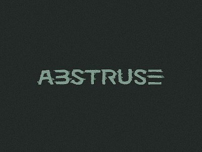 Abstruse Letters Test branding design hand lettering lettering letters texture type typography