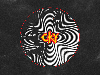 CKY apparel band branding design geometric merch music phoenix spiral