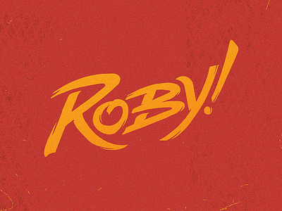 Roby! Logo branding design identity lettering logo logotype typography wordmark