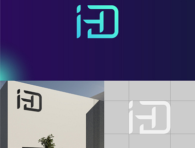 Monogram Logo architect branding building design graphic design home decore illustration logo vector