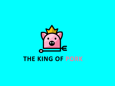 The King of Pork architect branding building design graphic design home decore illustration logo vector