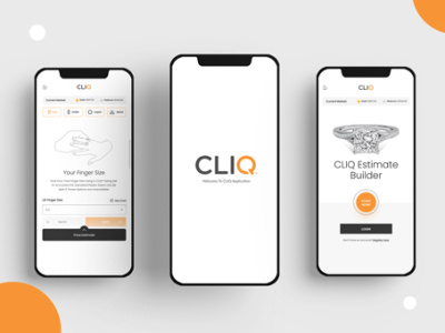 Cliq Application layout Design app design ui ux