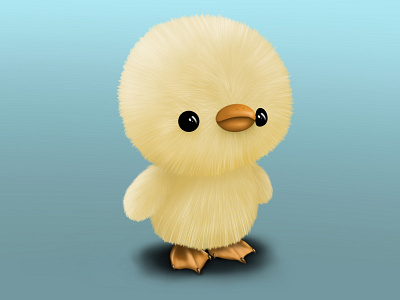 Ducky animal duck illustration procreate