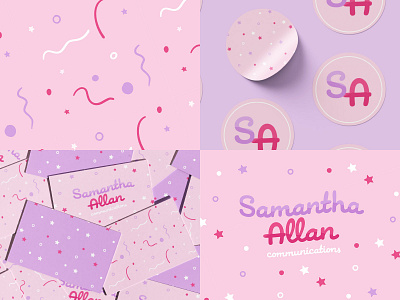 Samantha Allan Communications Branding brand brand identity branding graphic design illustration logo design logo designer pattern design typography