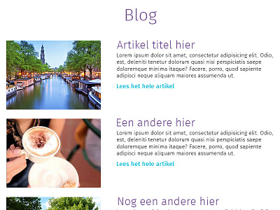 Blog Cobra Café Amsterdam blog website