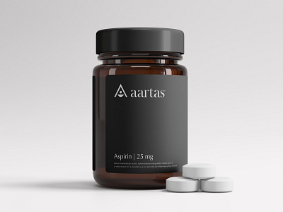 Aartas - Pill Box brand branding care design health icon logo mark medical medicine packaging